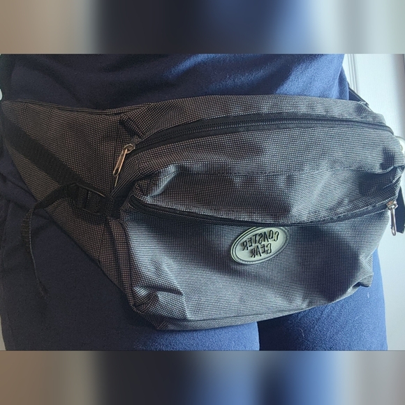 Coaster Gear Adjustable Gray Fanny Waist Pack Carrying Pouch Sling back - Picture 9 of 10